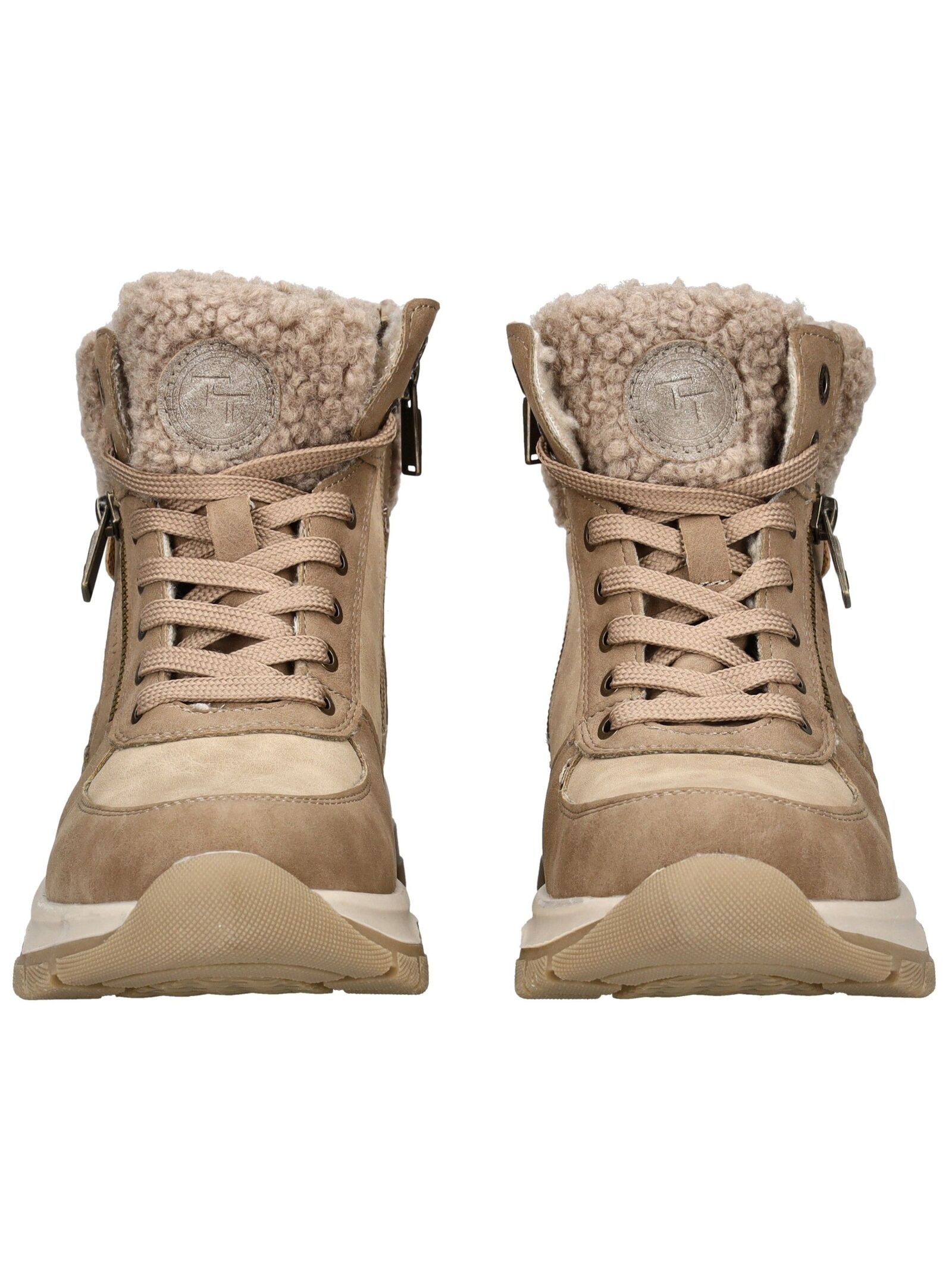 TOM TAILOR Schnürstiefelette »Tom Tailor Stiefelette Lederimitat/Textil«