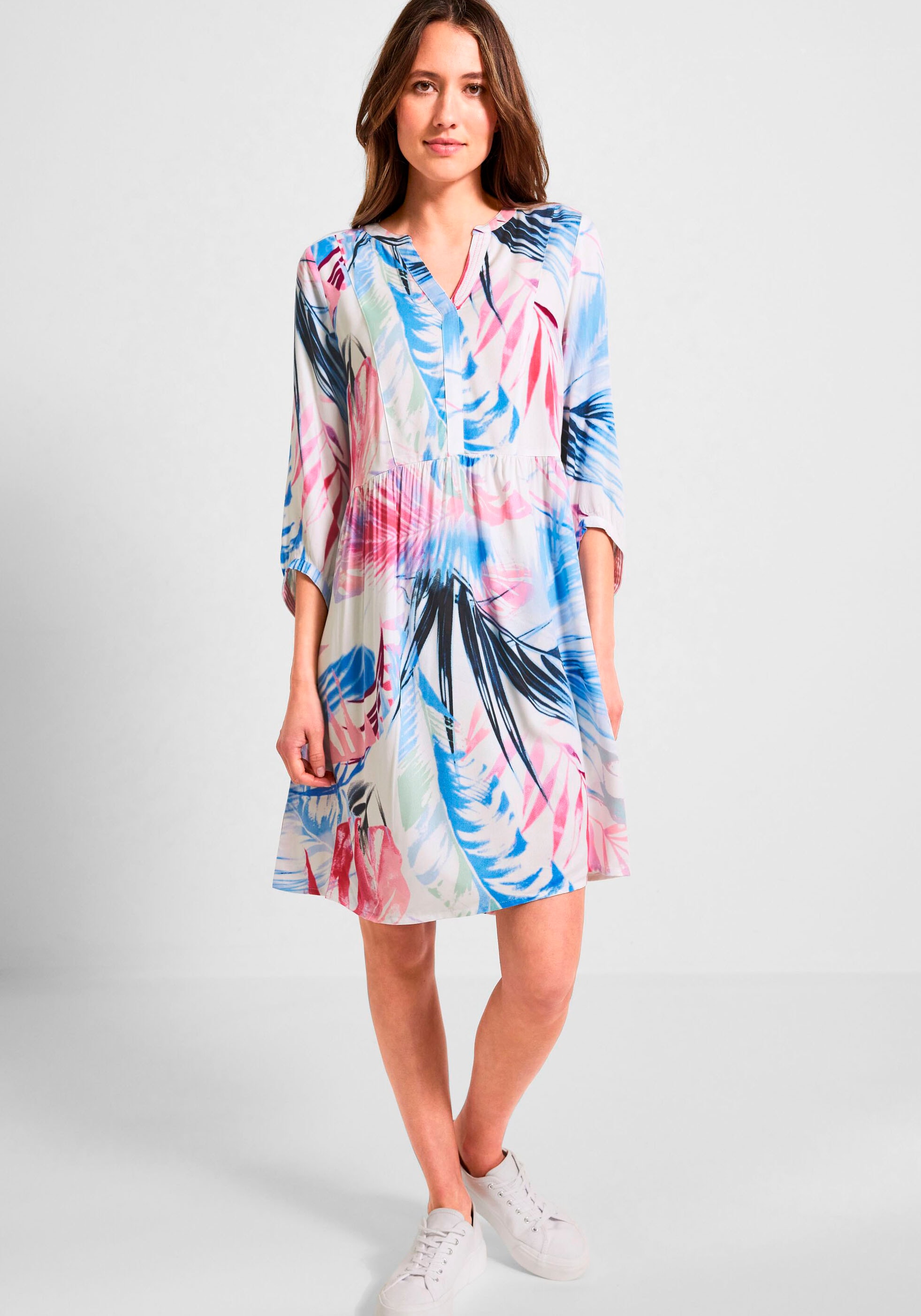 Cecil Druckkleid »TOS Print online Dress«, Optik trendiger in bei Print