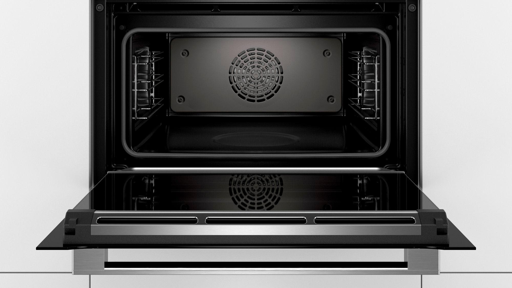 8. Bild von BOSCH Dampfbackofen »CSG636BS3«, 8, CSG636BS3, mit Teleskopauszug nachrüstbar, ecoClean Direct, mit softClose