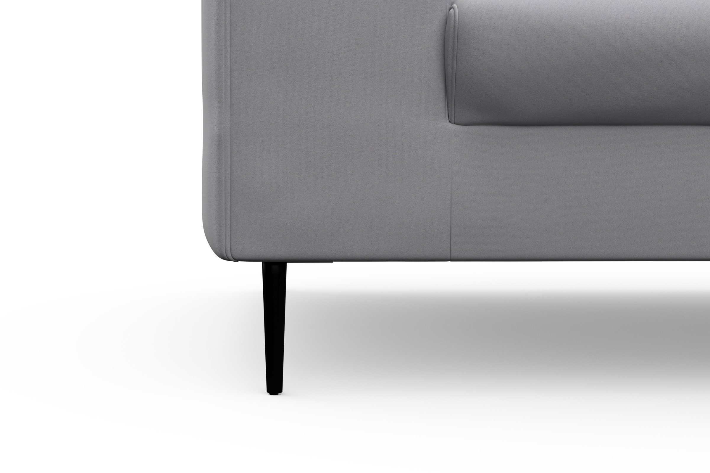 DOMO collection Ecksofa »Modica kompakt und elegant, Breite 244, L-Form«, moderne Optik mit extrabreiter Recamiere, auch in Cord