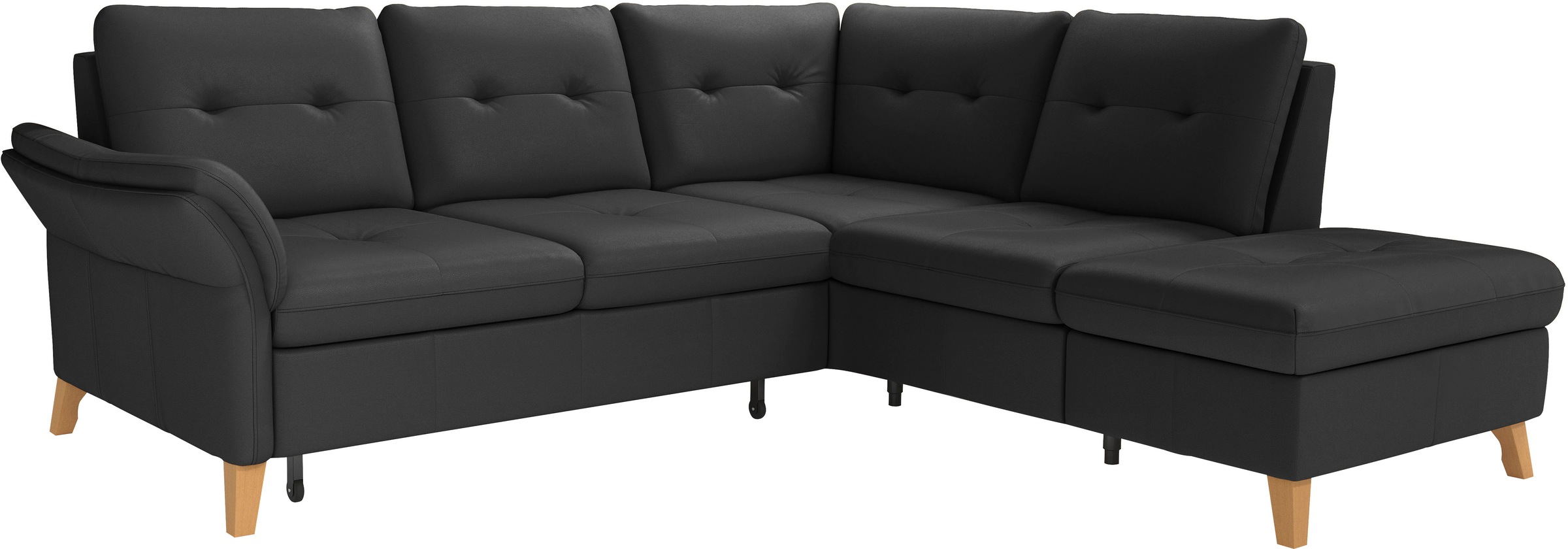sit&more Ecksofa »Göteborg«, inkl. Sitztiefenverstellung, wahlweise mit Bettfunktion & Bettkasten