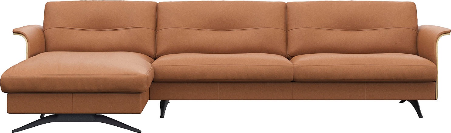 FLEXLUX Ecksofa »Glow, super bequem durch hochwertigem Sitzaufbau mit Feder günstig online kaufen