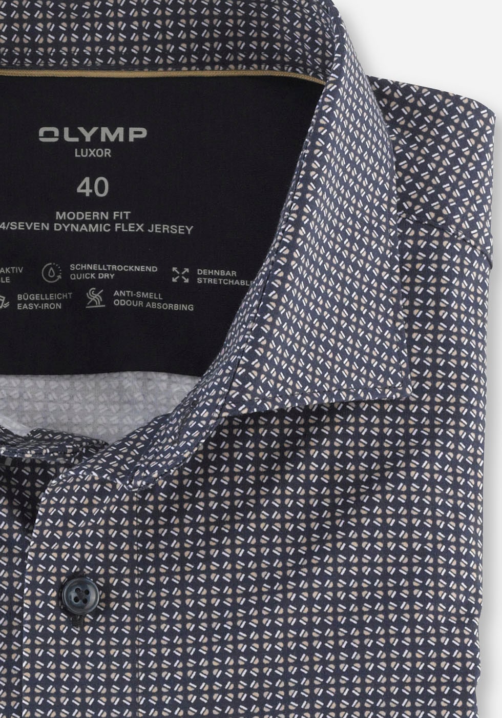 OLYMP Businesshemd »Luxor modern fit«, aus der 24/7 Luxor Modern Fit-Serie