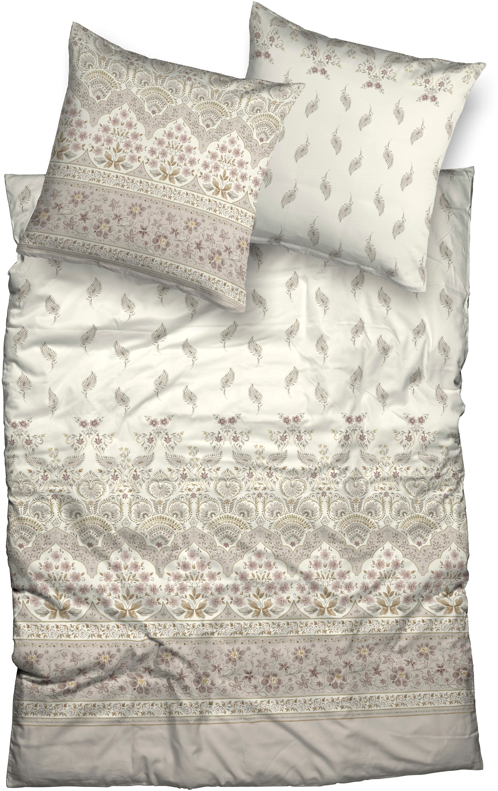CASATEX Bettwäsche »Jolie« 2 Stk. tlg. elegantes Design mit zarten Blumenmu günstig online kaufen