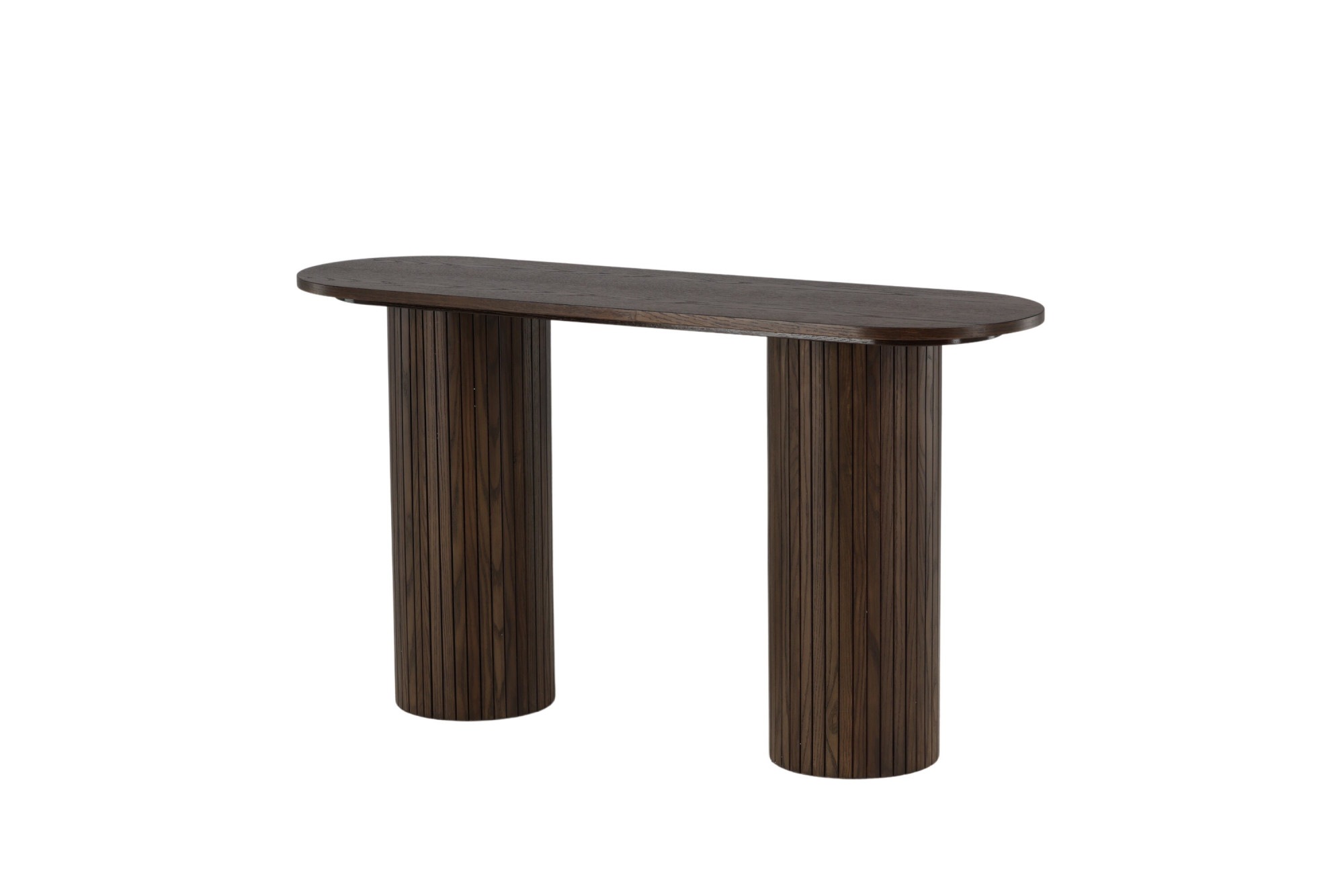 Venture Home Beistelltisch »Bianca, ovaler Konsolentisch mit Holzfurnier-Optik, 130 × 40 cm« Ablagetisch, Furnier, oval, hoch, geräumig, edel