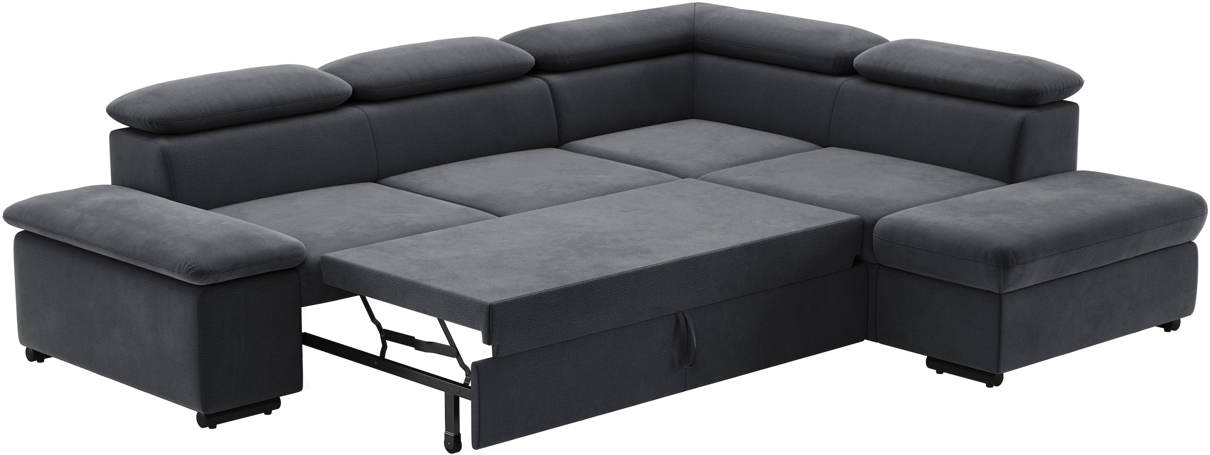 sit&more Ecksofa »Alcudia L-Form«, mit Armteilverstellung, optional Kopfteilverstellung und Bettfunktion