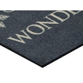 wash+dry by Kleen-Tex Fußmatte »Winter Wonderland«, rechteckig, 7 mm Höhe, Schmutzfangmatte, mit Spruch, In- und Outdoor geeignet, waschbar