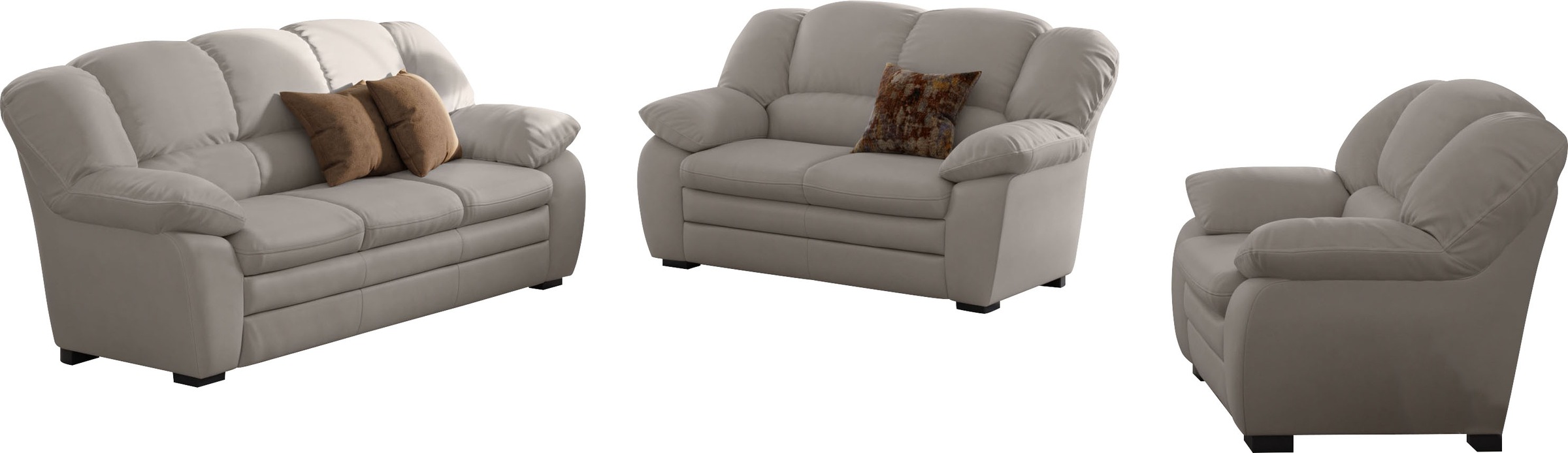 COTTA Polstergarnitur »Casino« Set, 3 Stk. tlg. Sessel, 2-Sitzer, 2,5-Sitze günstig online kaufen