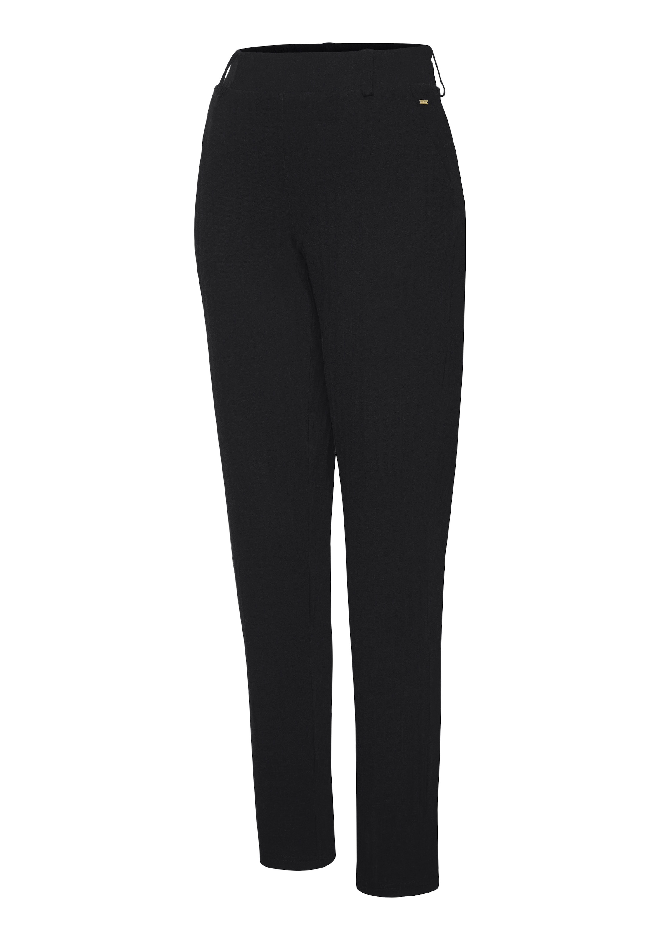 LASCANA Jogger Pants »klassische schmale Form«  mit Jacquard Strickmuster oder uni schwarz