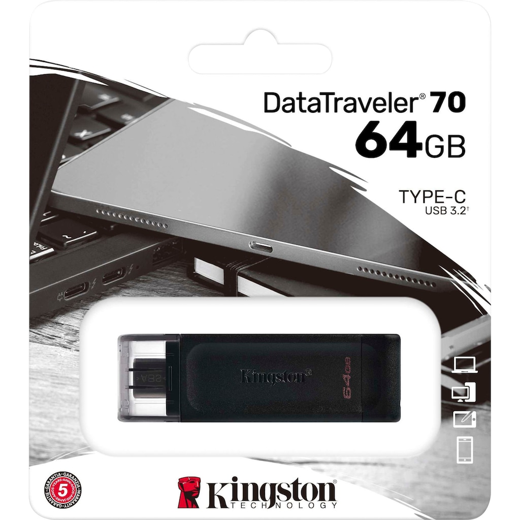 Kingston USB-Stick »DataTraveler 70 64GB«, (USB 3.2)