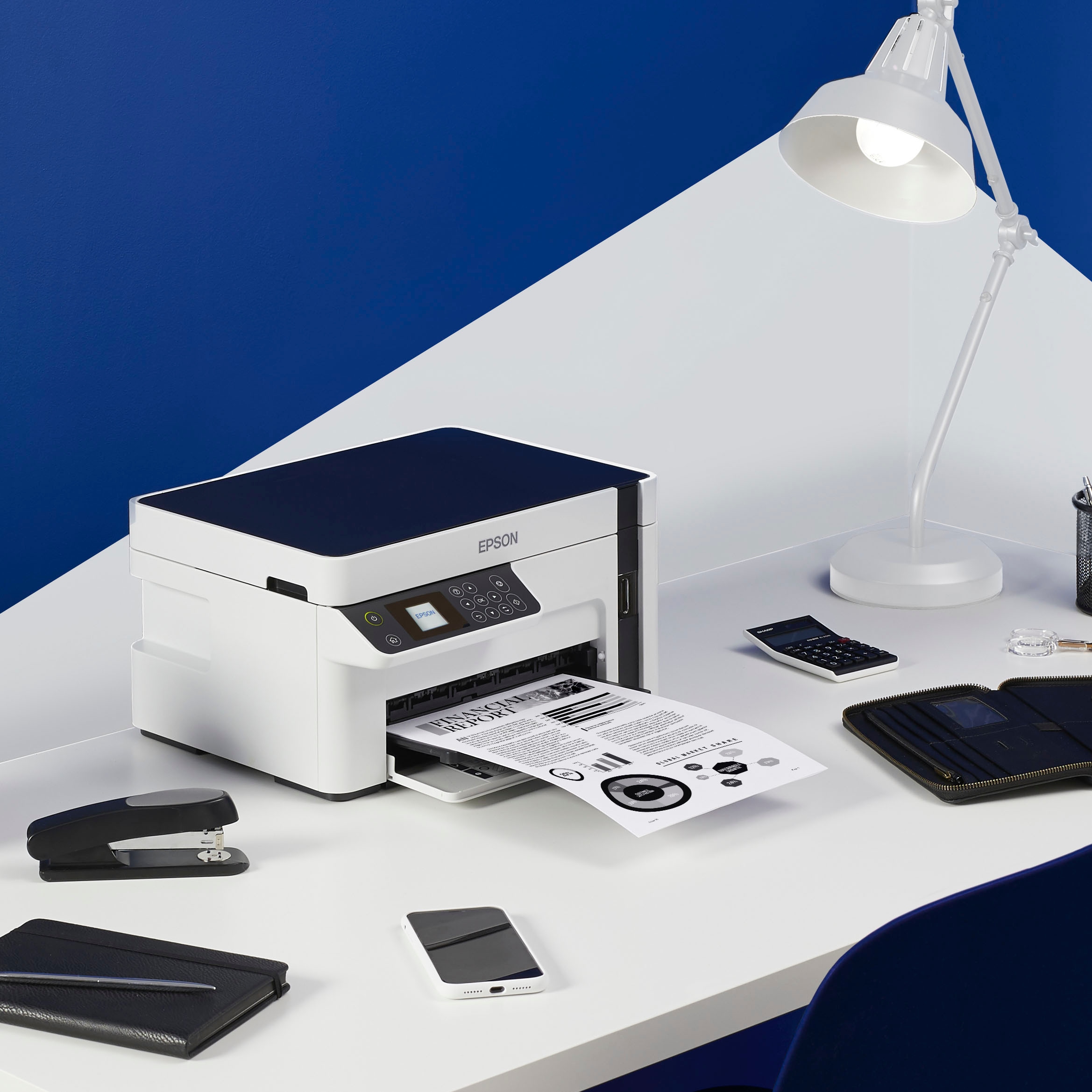 Epson Tintenstrahldrucker »EcoTank ET-M2120« DIN-A4-Schwarzweiß-Multifunktions-Tintentankdrucker