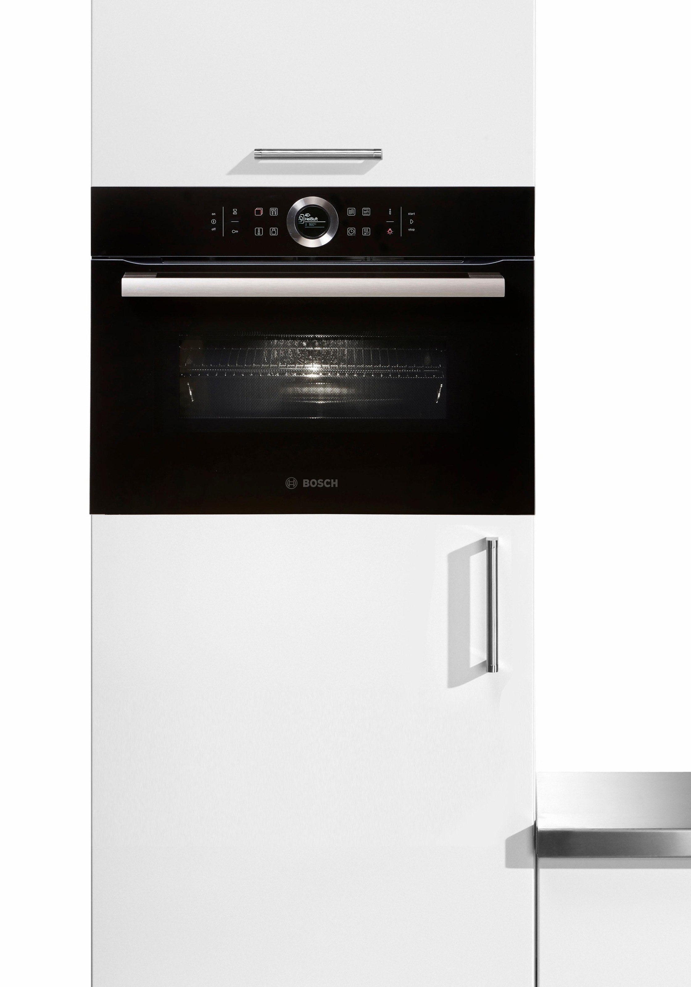 BOSCH Backofen mit Mikrowelle  »CMG633BB1«, mit Automatikprogrammen