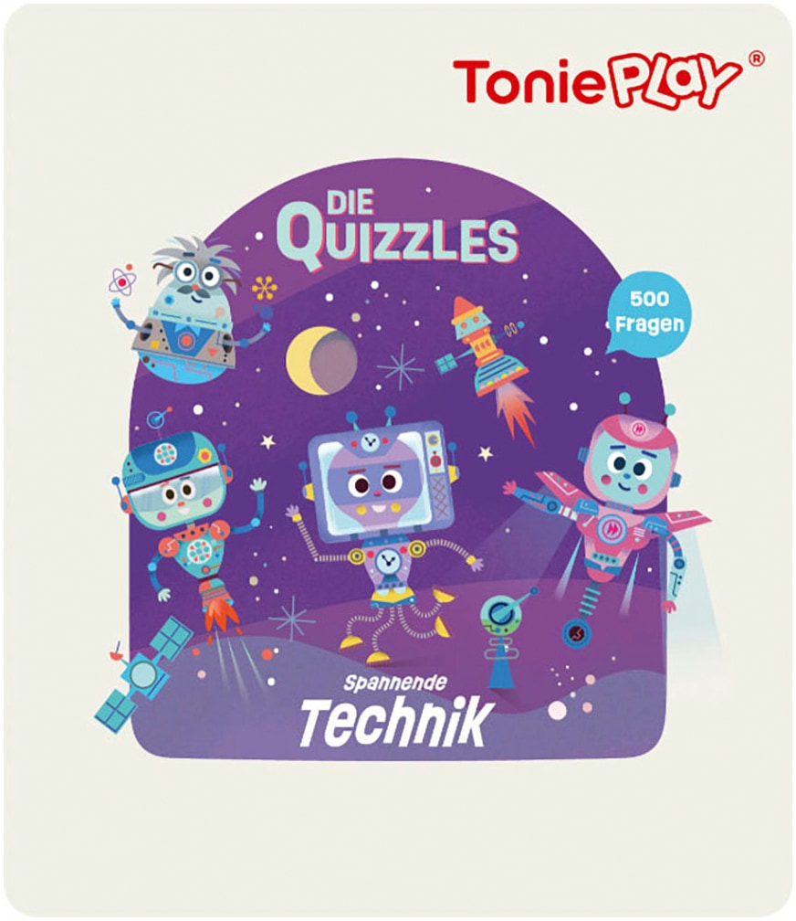 tonies Hörspiel »Die Quizzles: Spannende Technik (Tonieplay Game S)«