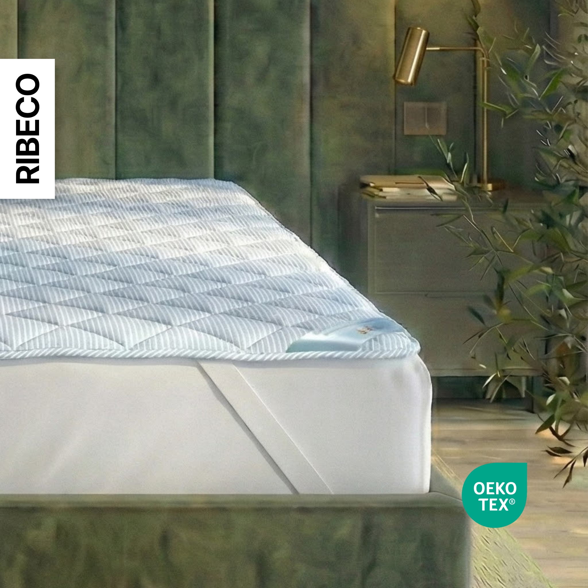 RIBECO Matratzenauflage »Top Cool, Auflage 90x200 cm, 120x200 cm, 180x200 cm, wendbar« Matratzenschoner, mit über 1.300 positiven Kundenbewertungen!