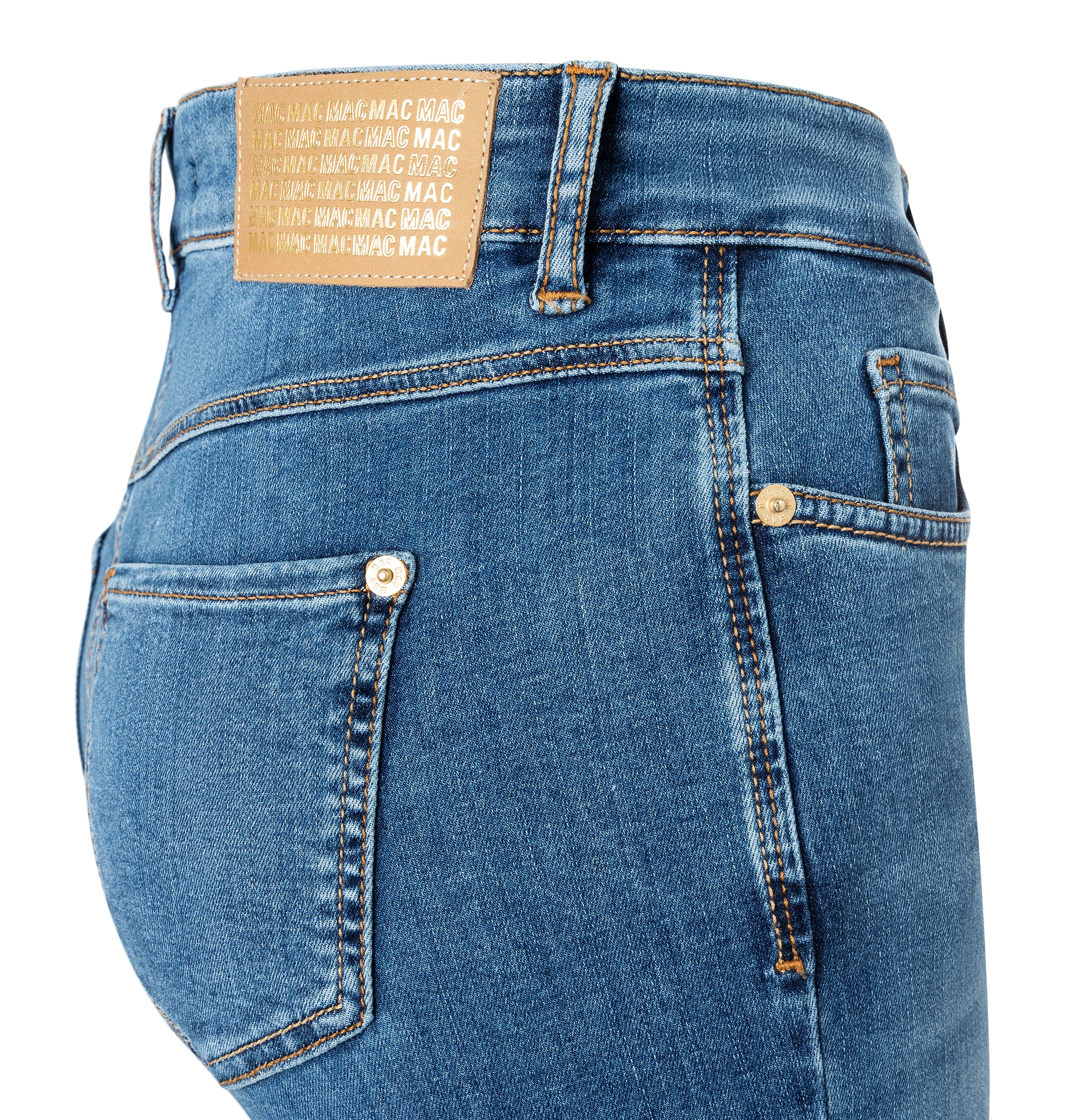 MAC Bootcut-Jeans »BOOT«, Modisch ausgestellter Saum