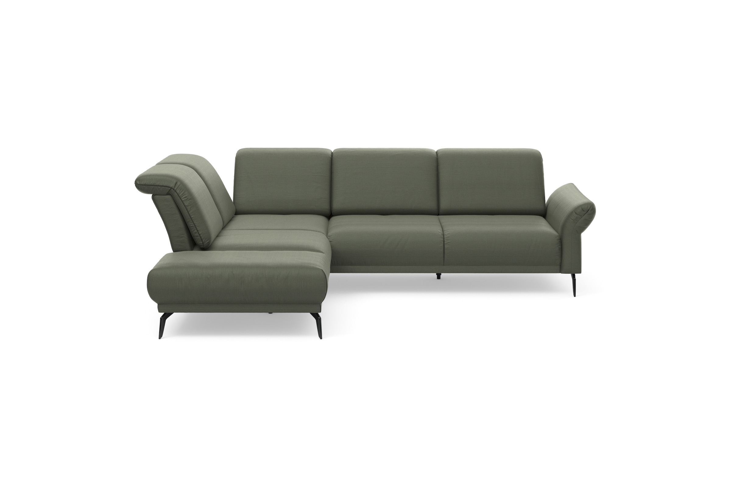 Home affaire Ecksofa »Coco L-Form« Sitztiefen-, Arm- und Kopfteilverstellun günstig online kaufen