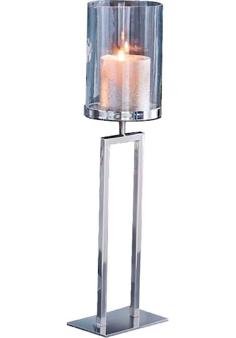 Schneider Kerzenhalter »New York«, Bodenwindlicht aus Stahl und Glas kaufen