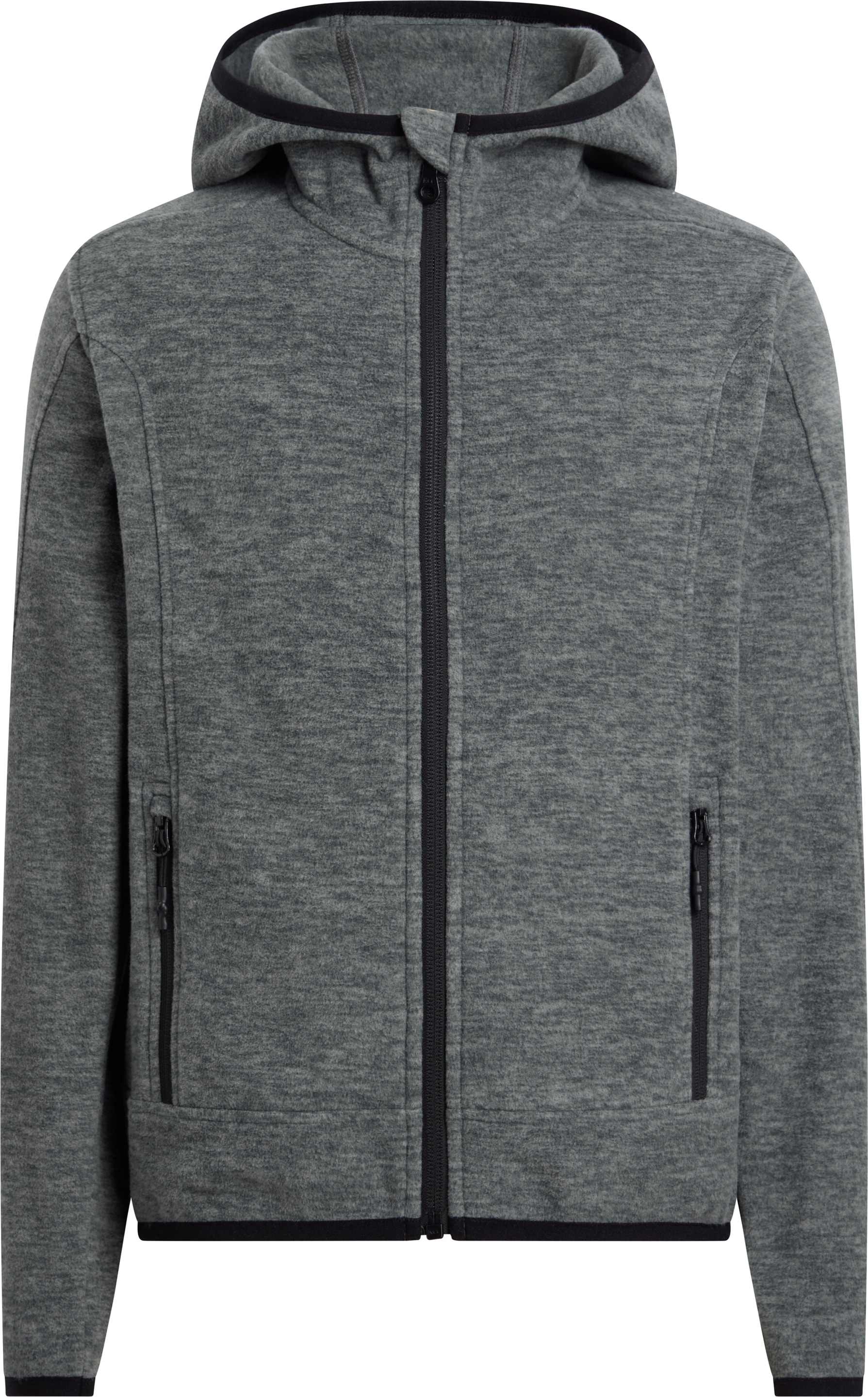 McKINLEY Fleecejacke »JU.-FLEECE-JACKE CHOCO FZ HD FL B« mit Kapuze mit Kapuze, aus Polyester, hüftbedeckende Länge
