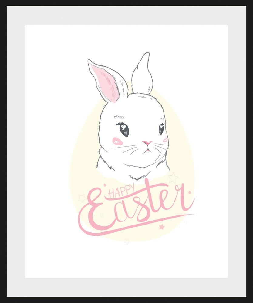 queence Bild »Abilou«, Hase-Hasen-Haustiere-Kunst-Ostern, (1 St.), 50x40, m günstig online kaufen