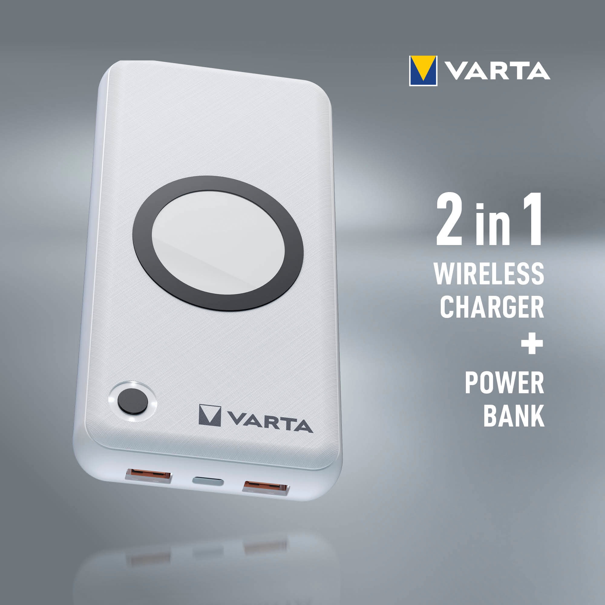 VARTA Batterie-Ladegerät »Wireless Power Bank 20.000«