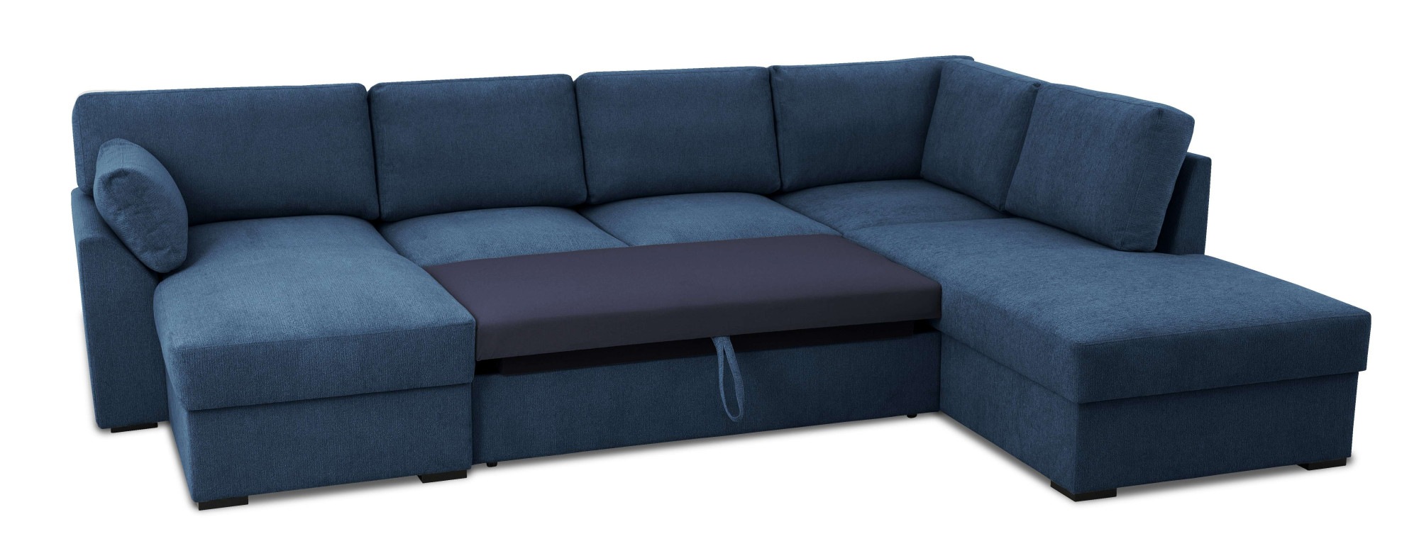Home affaire Wohnlandschaft »Citry«, Breite 309 cm, Chenille, Bettfunktion, Bettkasten, U-Form