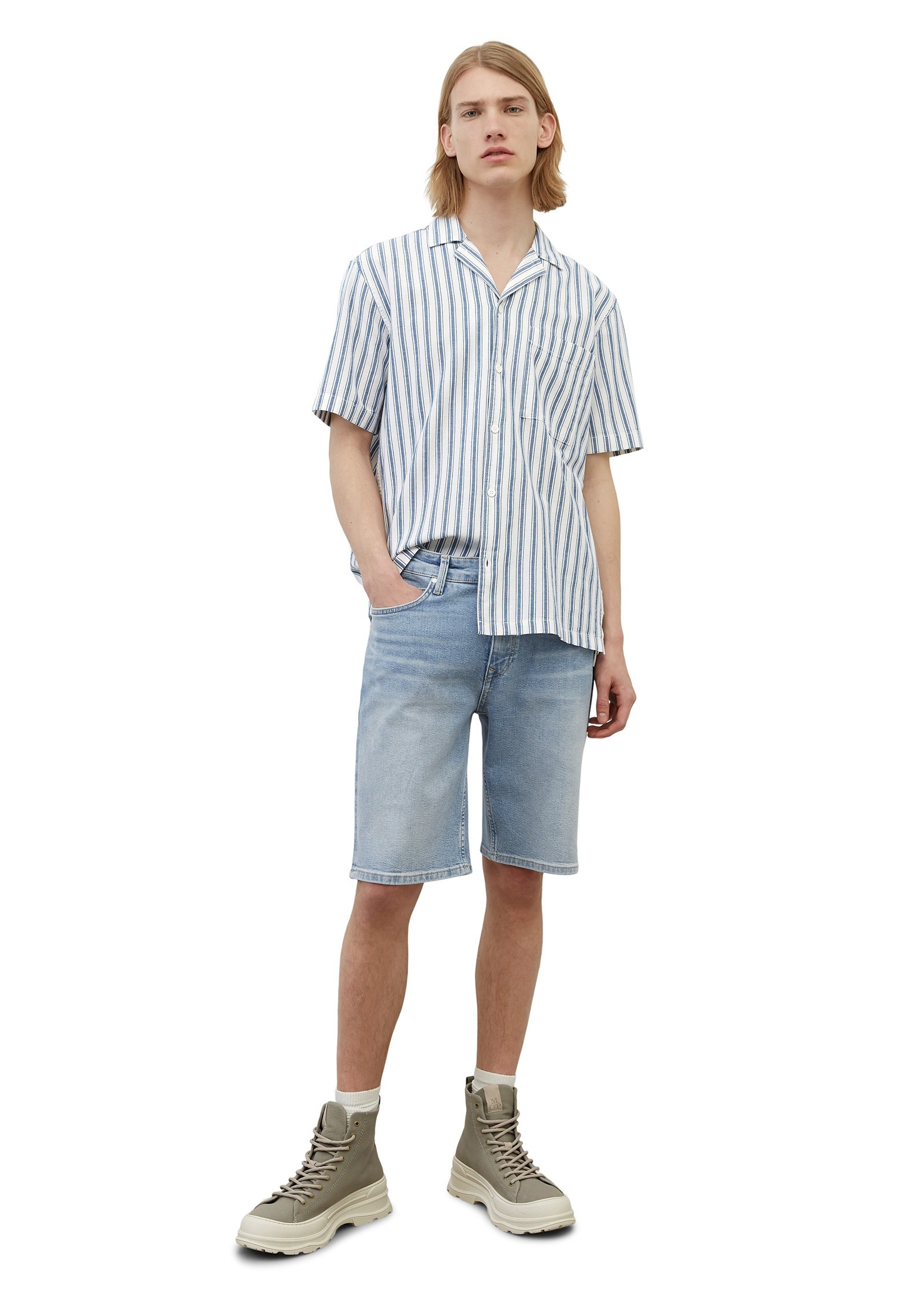 5. Bild von Marc O'Polo Shorts »aus Authentic-Stretch-Denim-Qualität«