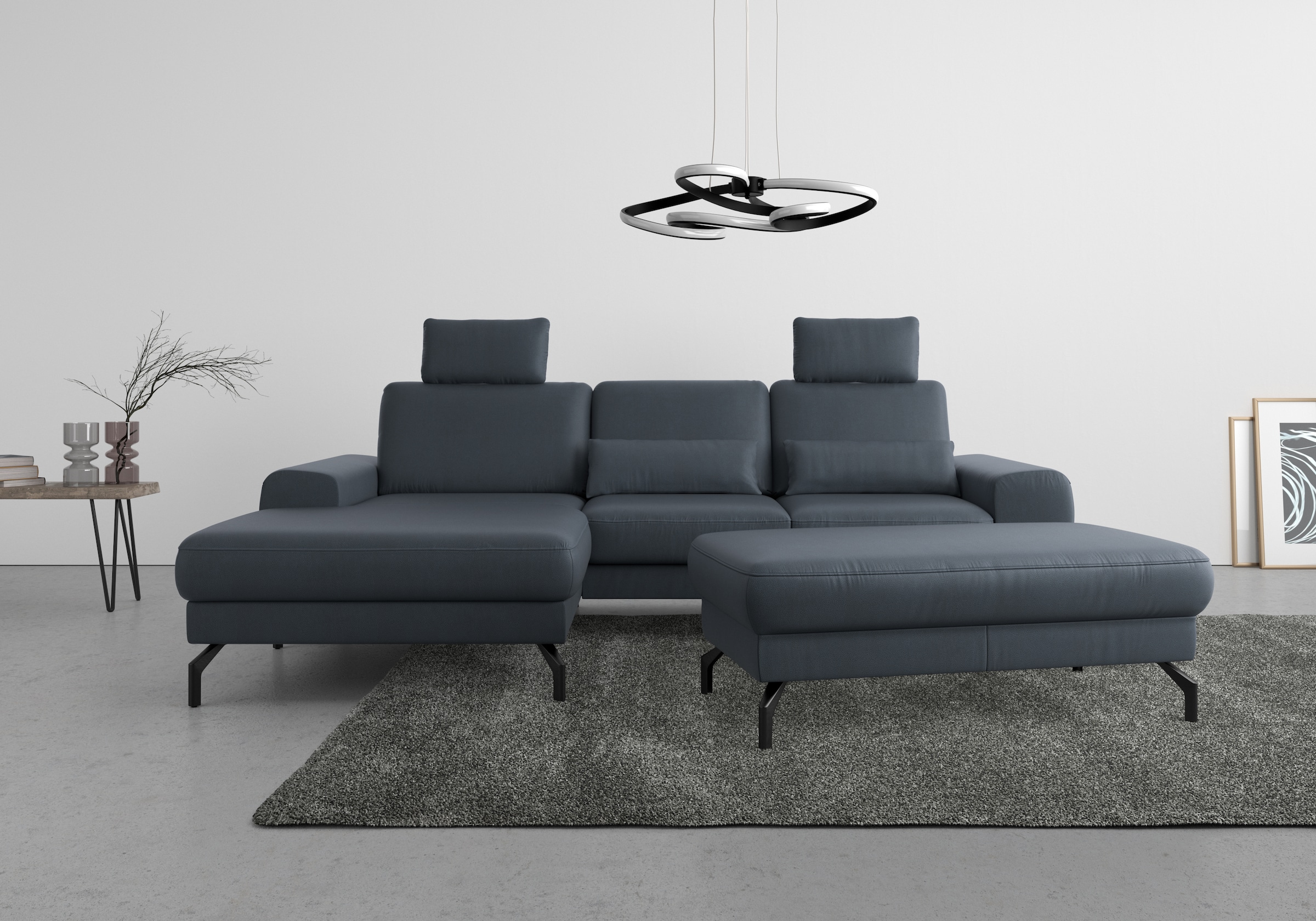 sit&more Ecksofa »Cinturo L-Form«, inklusive Sitztiefenverstellung und Fede günstig online kaufen