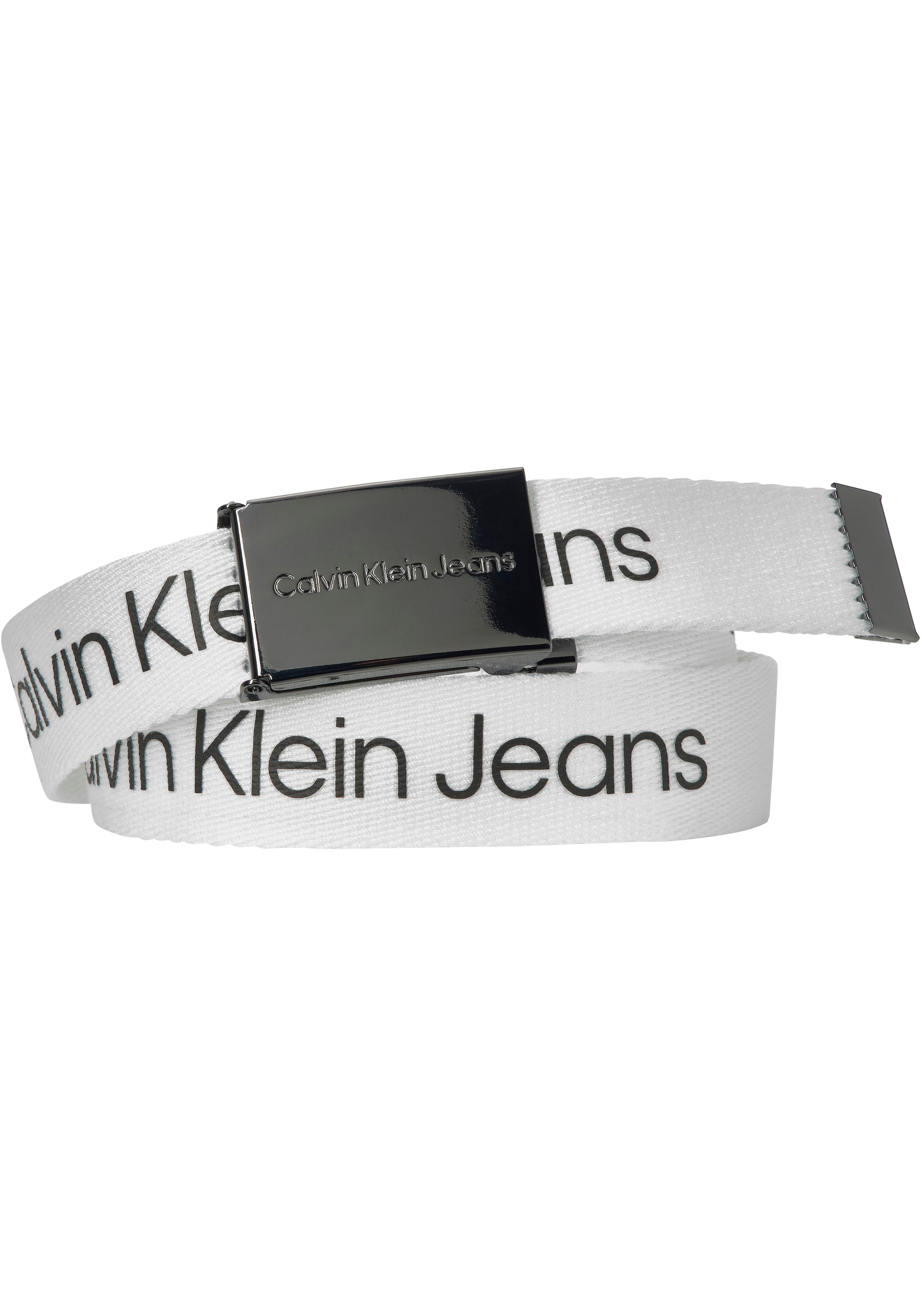 Calvin Klein Jeans Koppelgürtel Jahre kaufen LOGO online »CANVAS METALLIC bis 16 BUCKLE Kinder BELT«, für