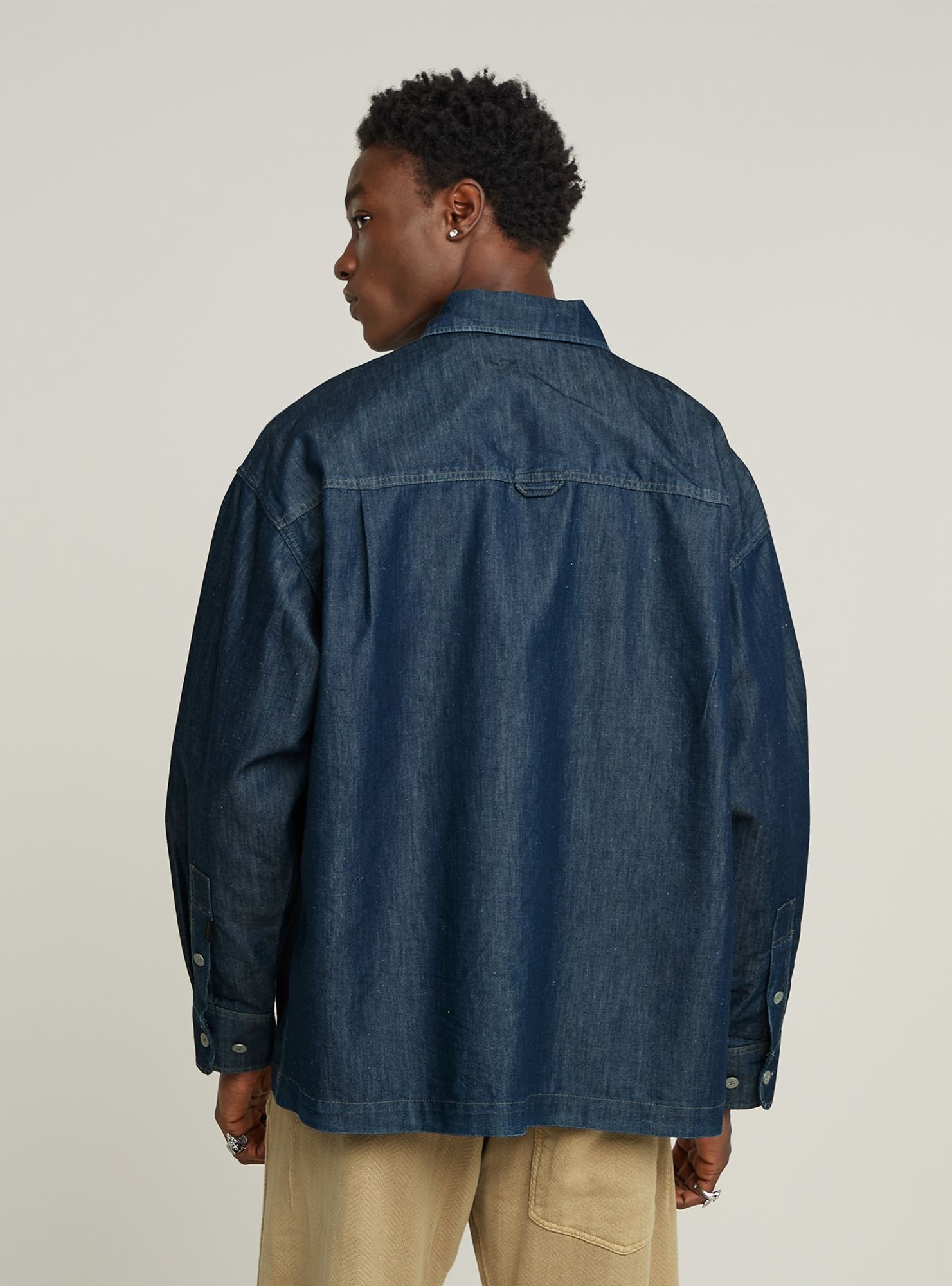 G-STAR Langarmshirt »Long Pocket Boxy Fit Hemd«