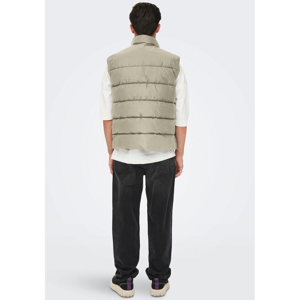 ONLY & SONS Steppweste »ONSMELVIN LIFE PUFFER VEST OTW VD«