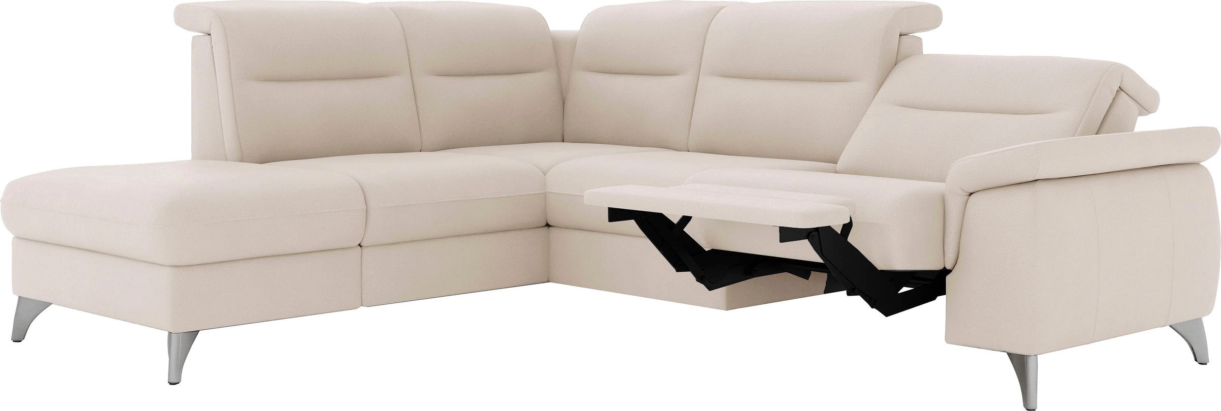 sit&more Ecksofa »Astoria L-Form«, wahlweise mit motorischer Relaxfunktion