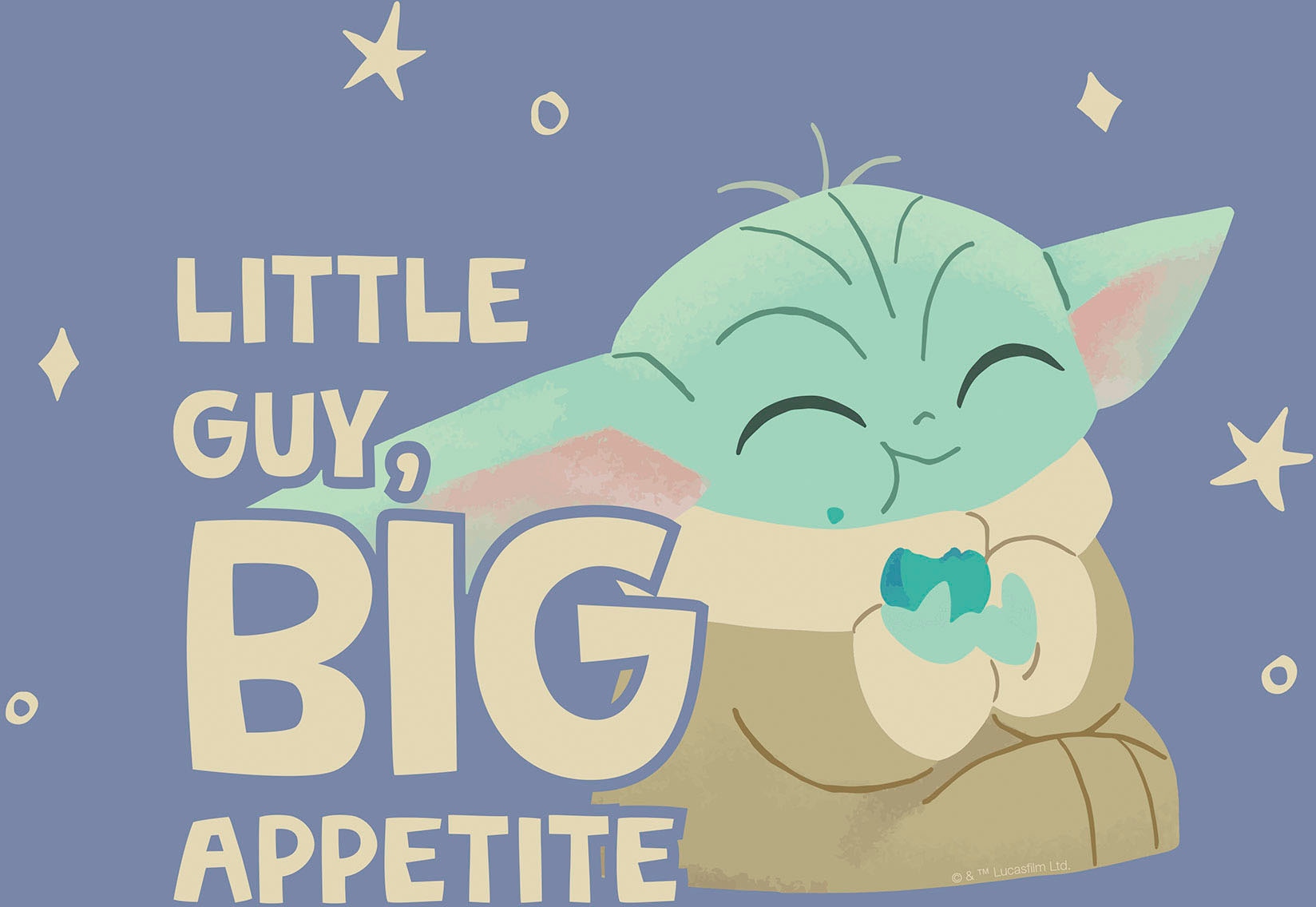 Komar Leinwandbild »The Mandalorian Little Grogu Appetite - Größe 30 x 30 cm«, Disney, (1 St., 30 x 30 cm (Breite x Höhe), Keilrahmenbild mit Echtholzrahmen, Kinderzimmer