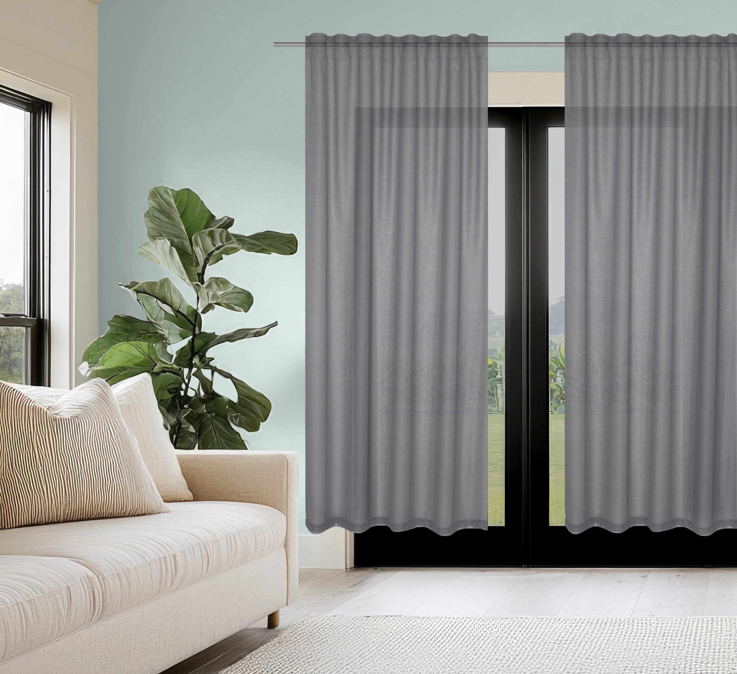 HOME WOHNIDEEN Gardine »DOLLY«, (2 St.), transparent günstig online kaufen