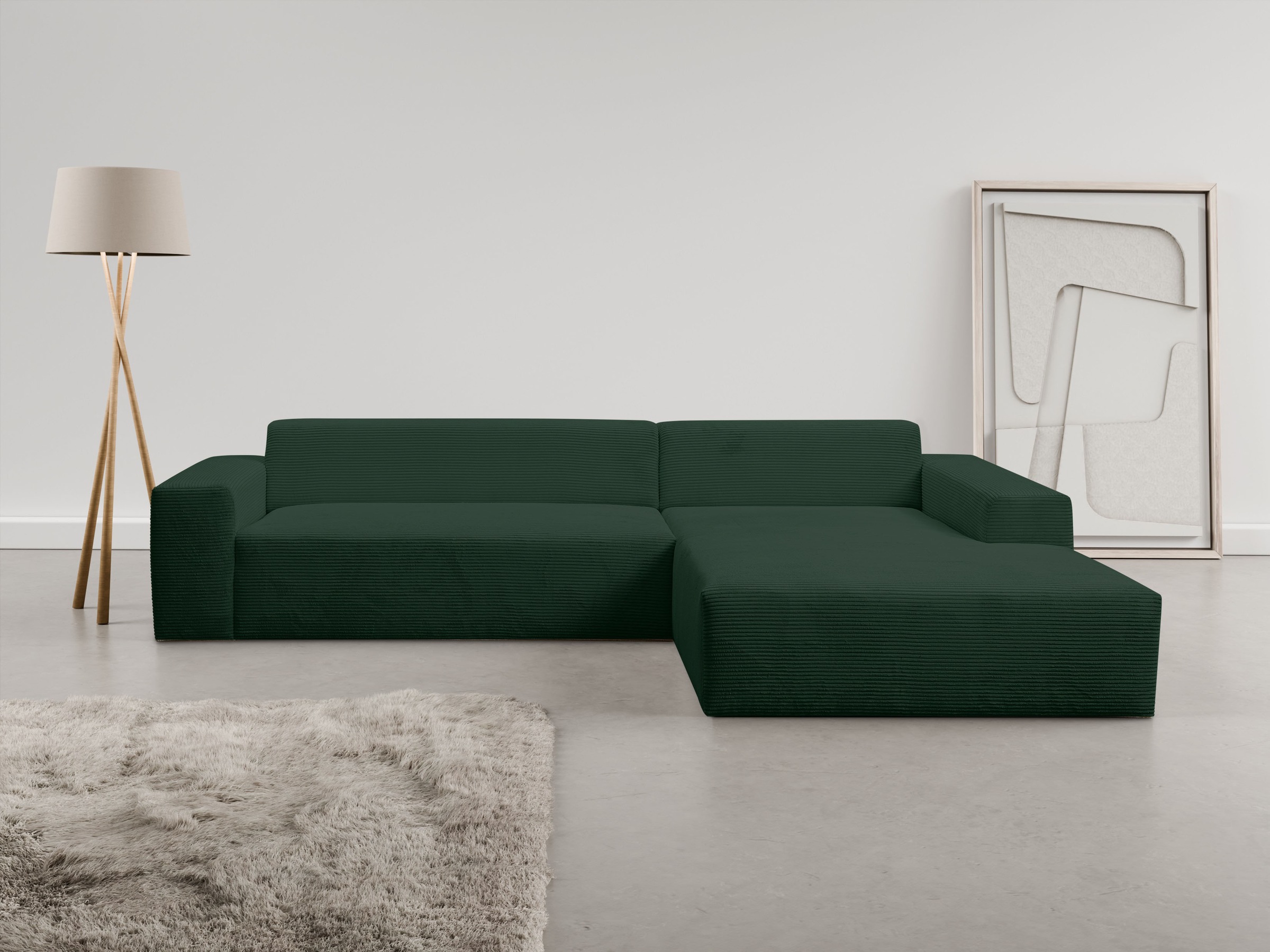 WERK2 Ecksofa »Zeus-XL, Mega-Sofa mit großer Sitztiefe, Stellmaße 311cm x 2 günstig online kaufen