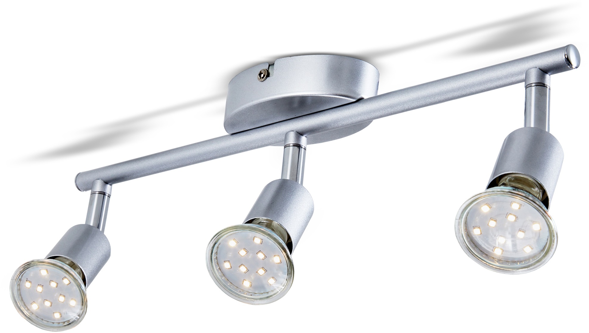 B.K.Licht LED Deckenspots, 3 flammig, Leuchtmittel GU10   Leuchtmittel wech günstig online kaufen