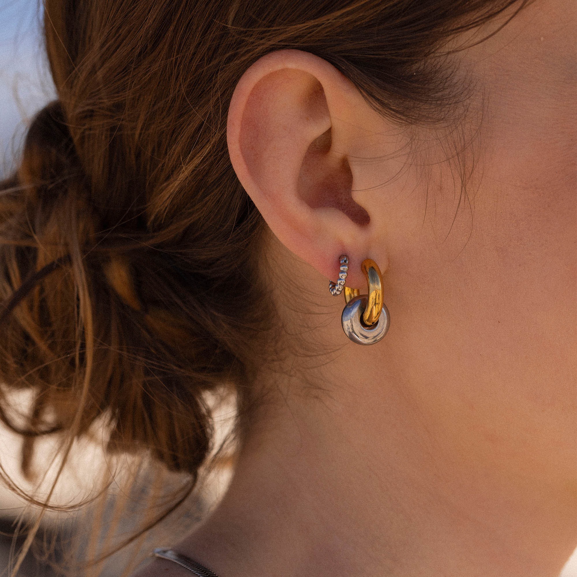 Purelei Single-Creole »Schmuck Geschenk Piercing Spherical«