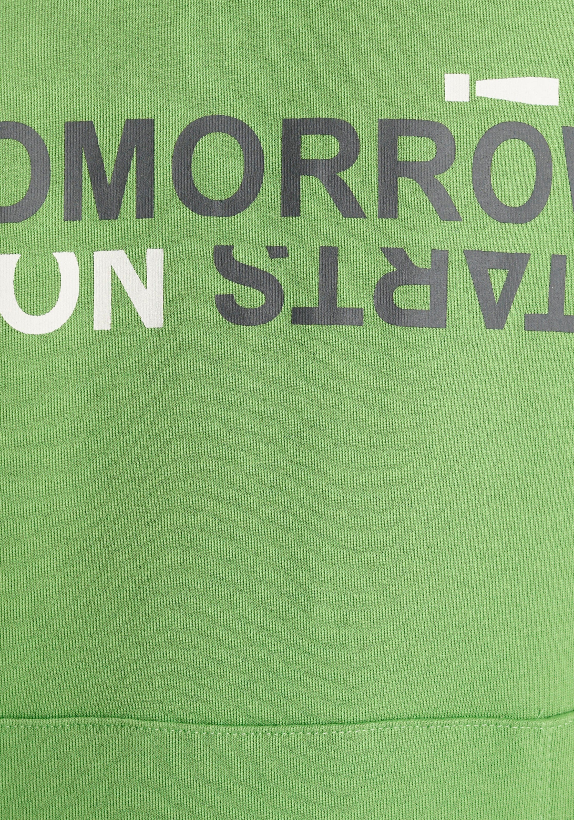 online STARTS Kapuzensweatshirt »TOMORROW NOW!«, kaufen KIDSWORLD Spruch
