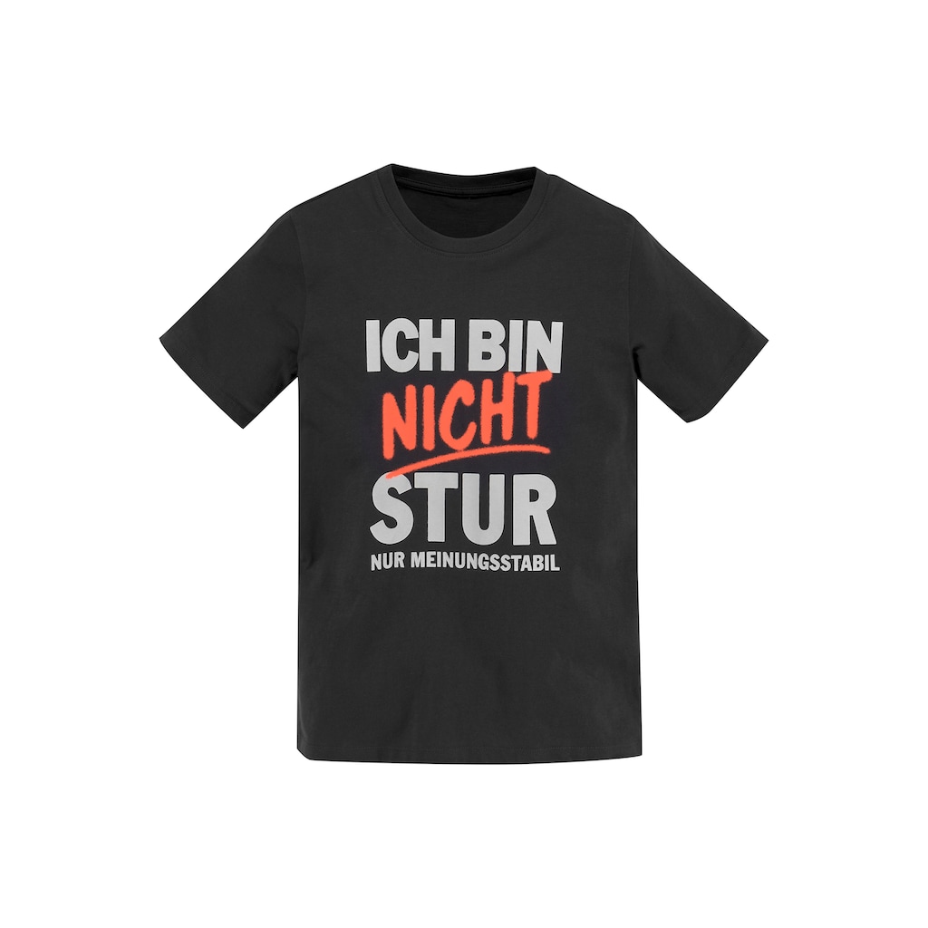 KIDSWORLD T-Shirt »ICH BIN NICHT STUR«