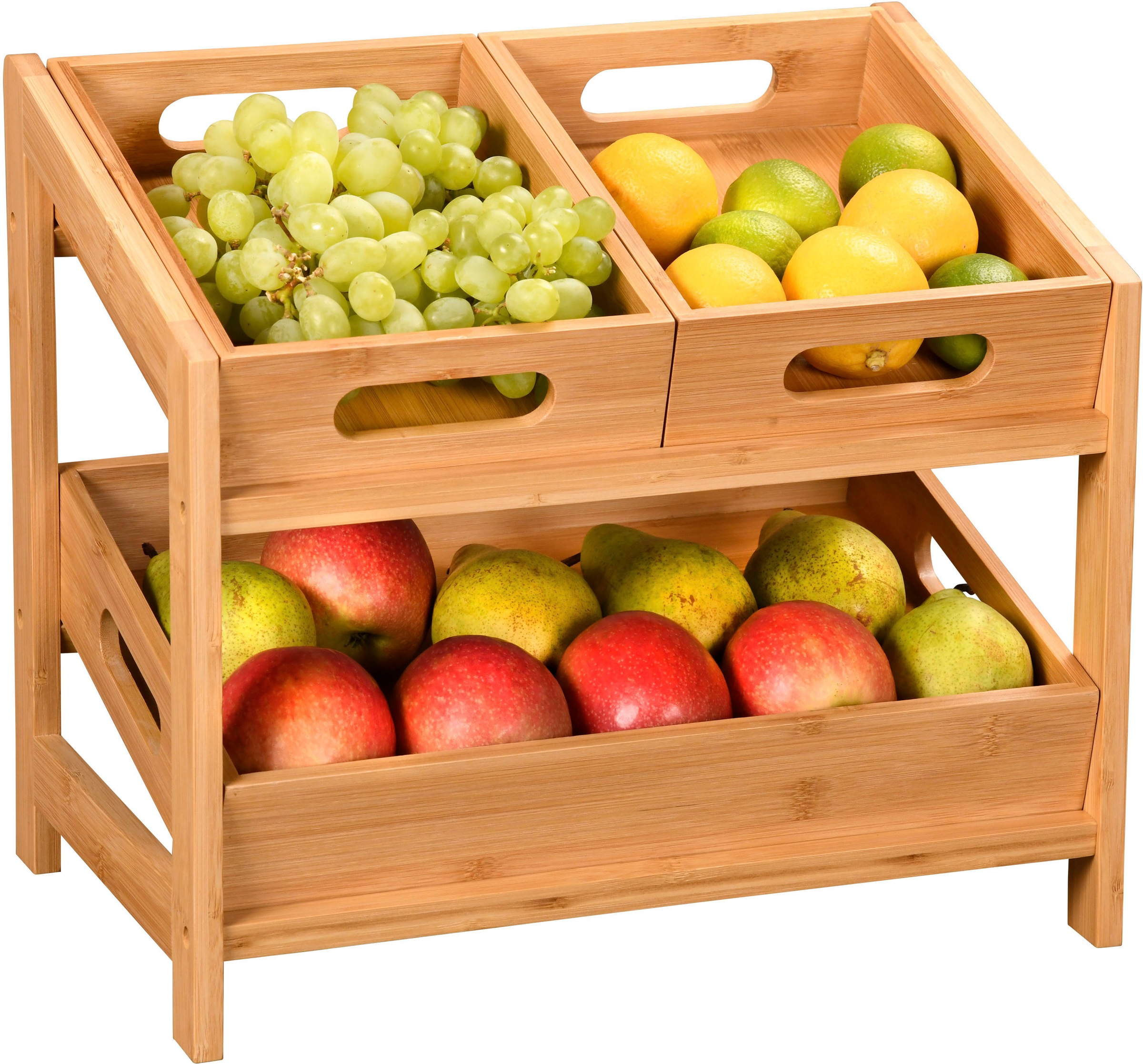 KESPER® Küchenregal Aufbewahrungsregal Obstkiste mit 3 günstig online kaufen