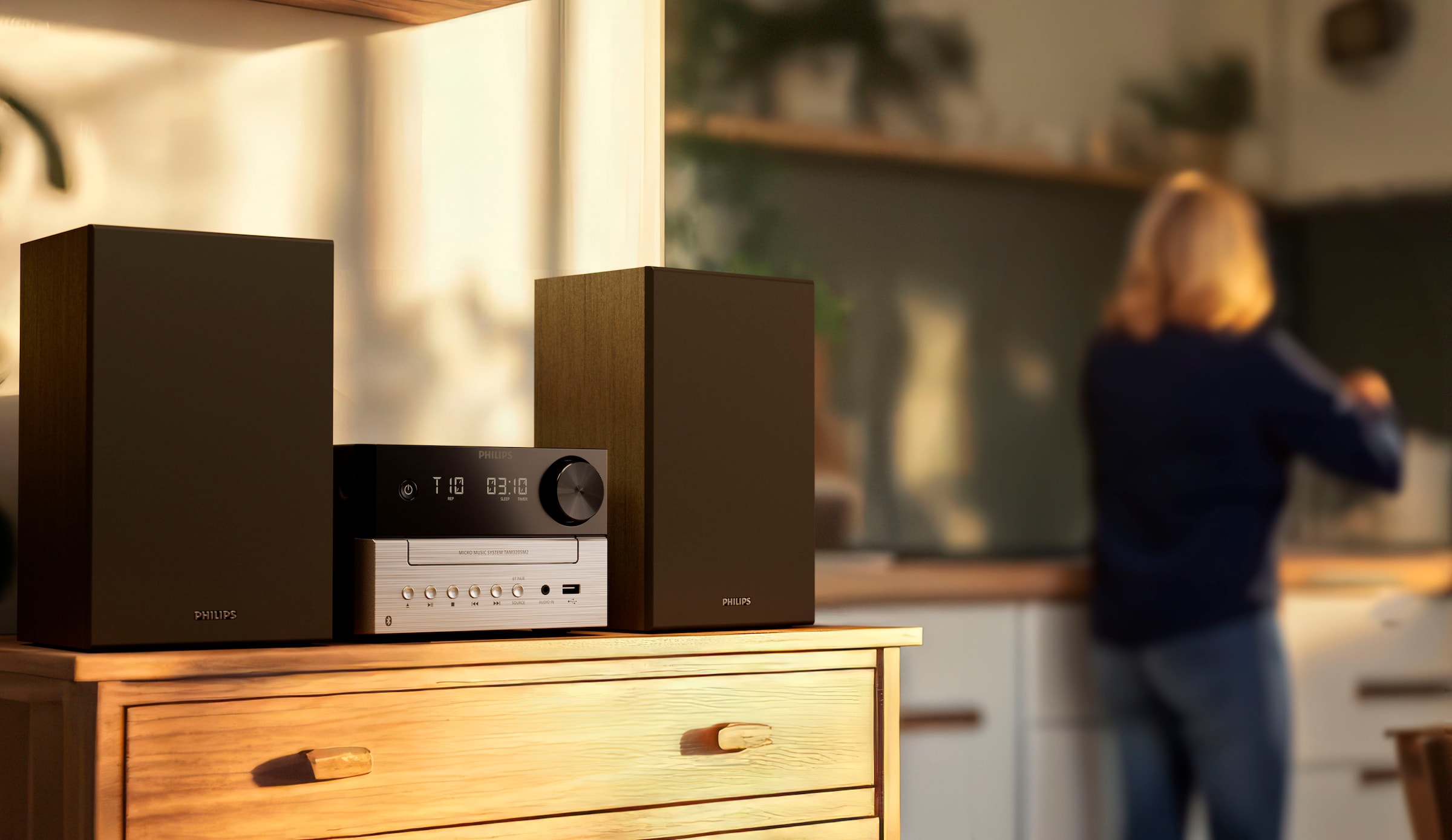 Philips Stereoanlage »TAM3205M2/12«, (Bluetooth 20 W)