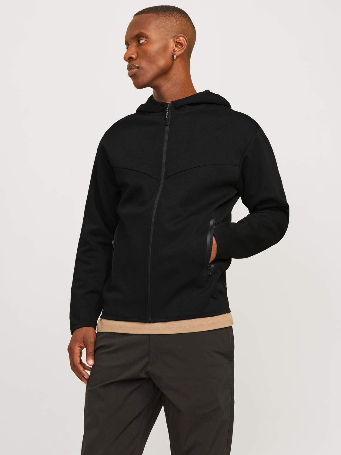 Jack & Jones Sweatjacke »JCOFUSION SWEAT ZIP HOOD NOOS«