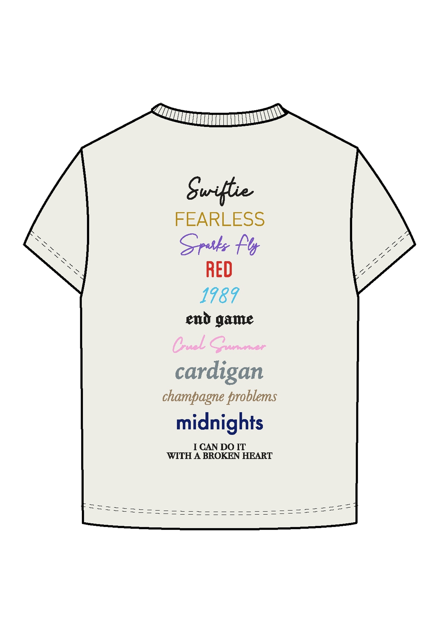 Name It T-Shirt »NKFFERN TSWIFT SS NREG TOP SKY«, CELEBRITY ICONS mit Taylor Swift Frontdruck