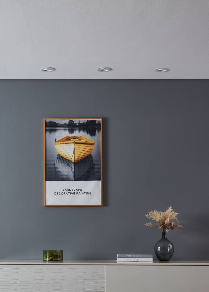 EGLO Deckenleuchte »SALICETO Einbauleuchte, 3er Set, weiß, dimmbar, Leuchtkopf schwenkbar«, Leuchtmittel LED-Modul | LED fest integriert, LED, Einbaupot, Wohnzimmerleuchte, 4,2x8,8x4,2cm, Ausschnitt 6,8cm