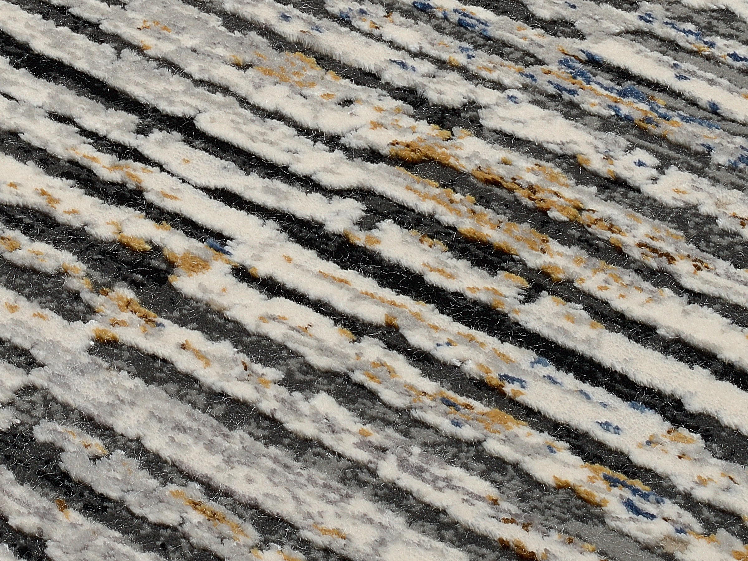 Musterring Teppich »COLORADO STRIPE«, rechteckig, 5 mm Höhe, exclusive MUSTERRING DELUXE COLLECTION hochwertig gekettelt Fransen