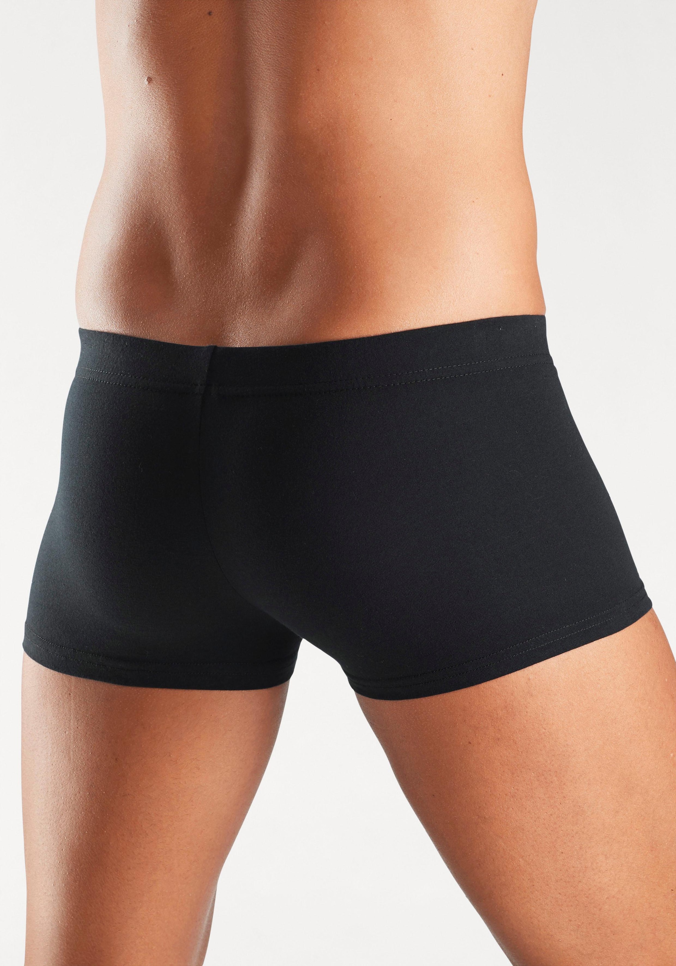 H.I.S Boxershorts »Unterhose für Herren«, (Packung, 5 St.), in Hipster-Form aus Baumwollstretch