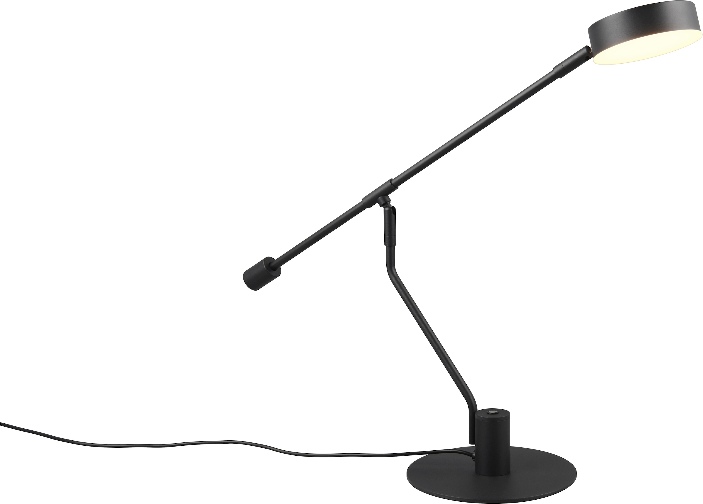 TRIO Leuchten LED Schreibtischlampe »MANDURO, LED Tischleuchte Leseleuchte 6W 560 Lumen CCT dimmbar« LED-Board 1 Stk. Farbwechsler 2700-6500K warmweiß bis kaltweiß und per Touch stufenlos dimmbar