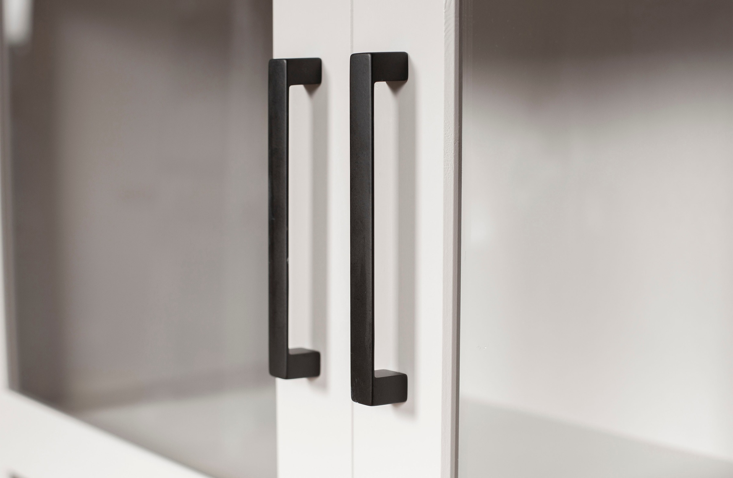 WOOOD Vitrine »Bonk«, ausgestattet mit drei Regalen, H 160 cm x B 107 cm
