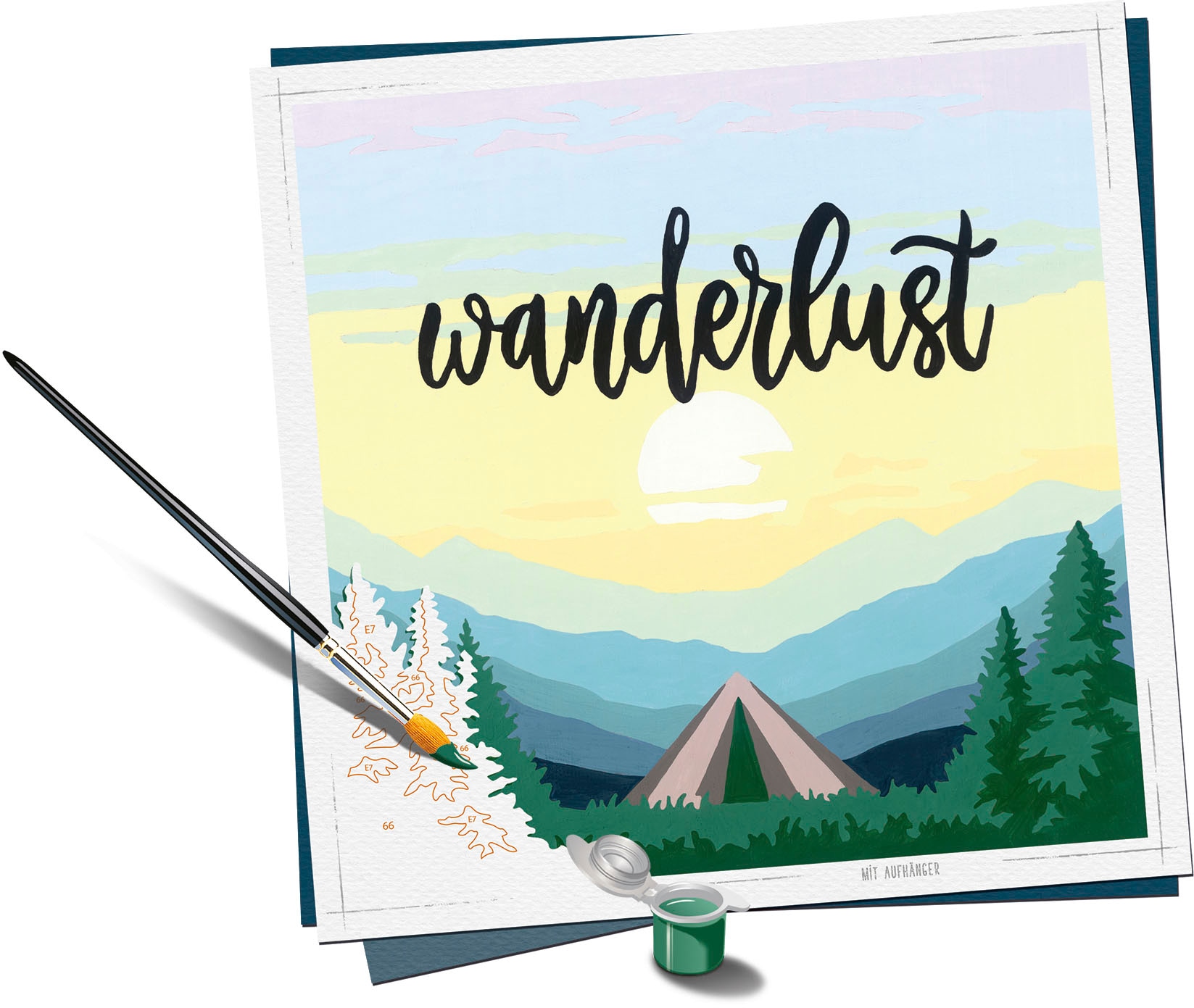 Ravensburger Malen nach Zahlen »CreArt, Wanderlust«, Made in Europe