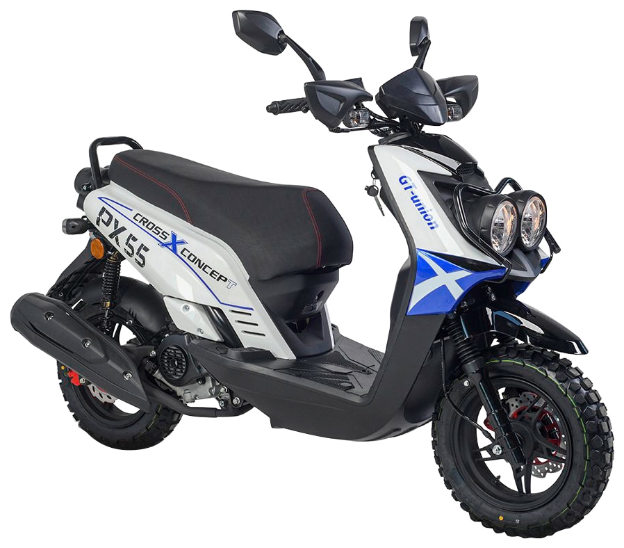 GT UNION Motorroller »PX 55 50 PS im 5, Cross-Concept«, Euro %Sale jetzt 45 cm³, 3 km/h