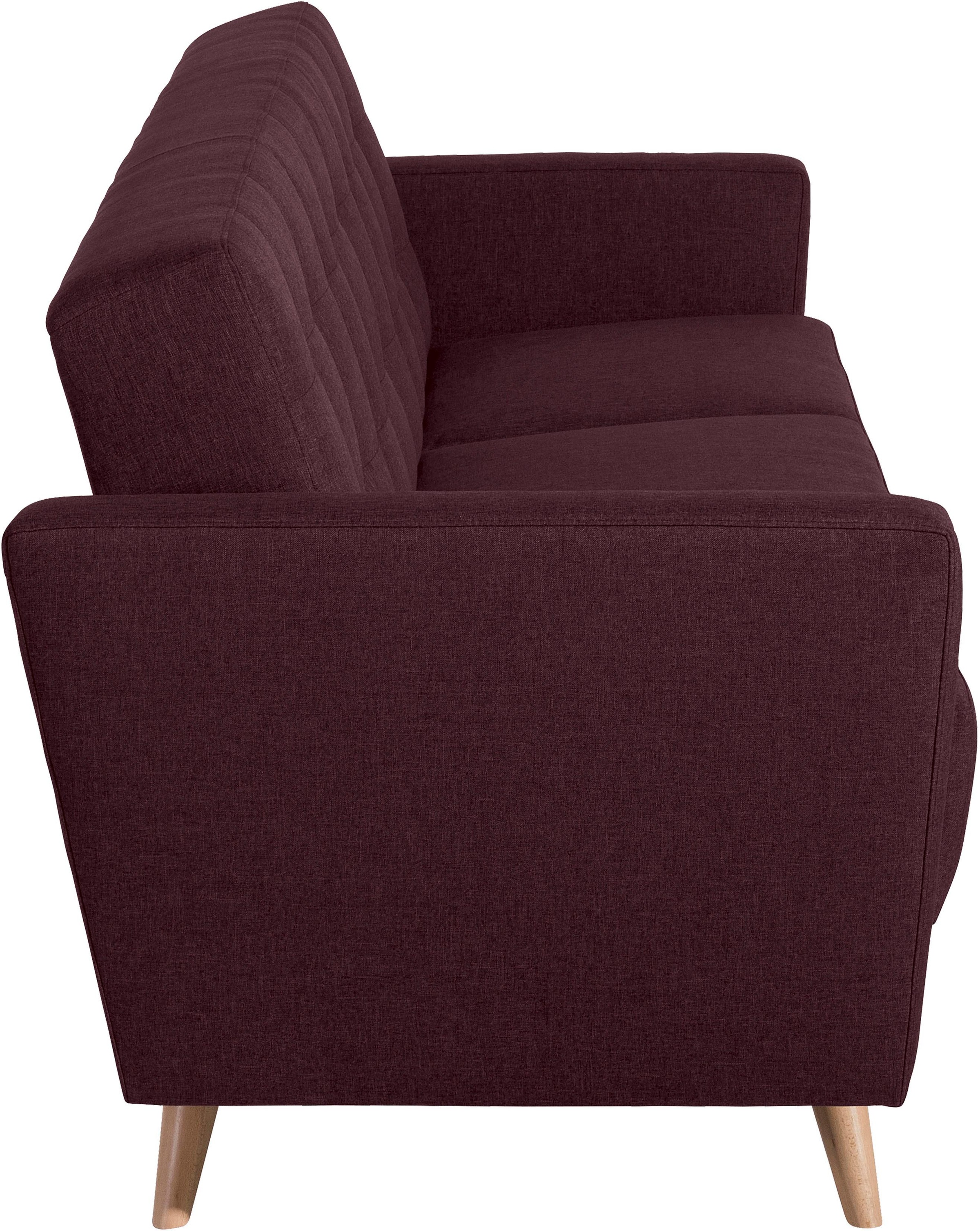 Max Winzer® 3-Sitzer »Julius Kippcouch mit komfortablem Federkern, klassisch und modern«, Schlafsofa, inklusive Bettfunktion & Bettkasten, Breite 224 cm